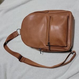 Matt & Nat crossbody backpack in chili color